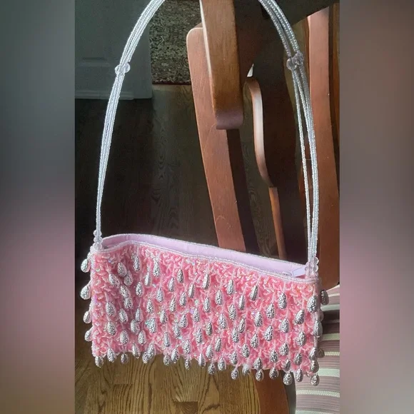 Laviola Beaded Sequins Evening Bag NWOT - Picture 5 of 10